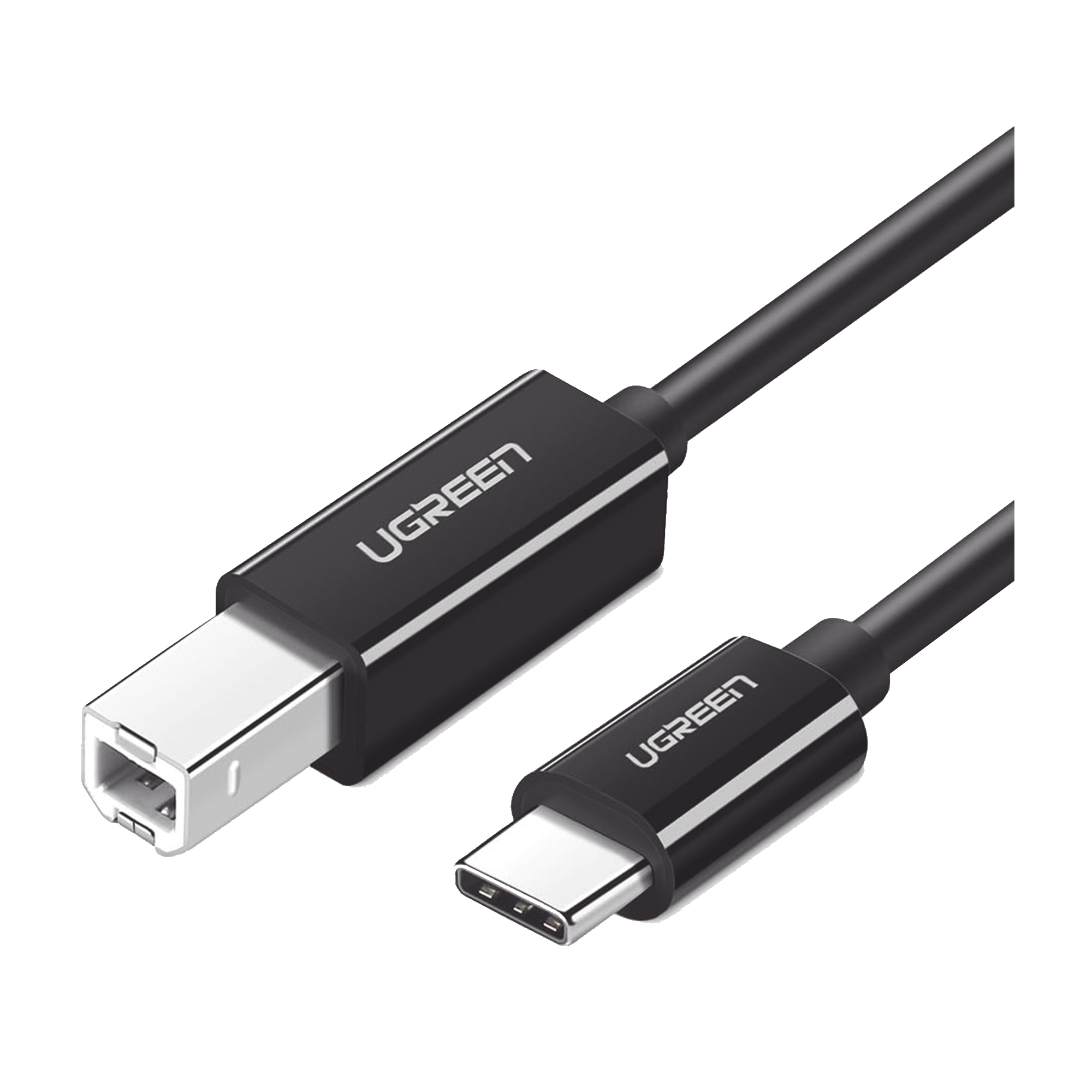 Cable de Impresora o escáner USB-C | 1m (6 pies) | USB Tipo C a USB 2.0 Tipo B | Soporta Thunderbolt 3 | Alta velocidad | DAC | Compatible con Brother HP Canon Lexmark Epson Dell Xerox Samsung etc.
