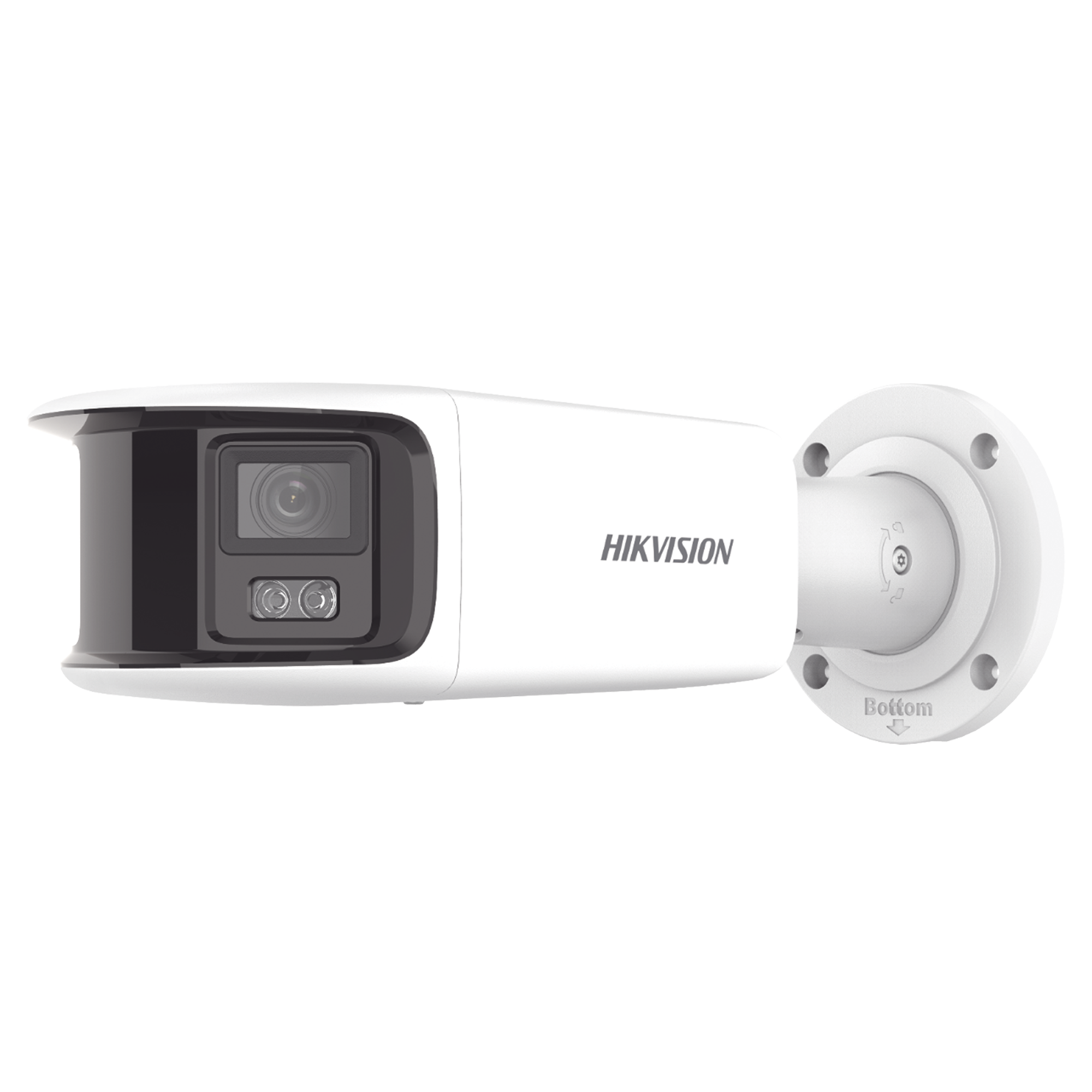 [ PROTECCIÓN ACTIVA ] Bala IP Panorámica 8 Megapixel / 180° / Lente 4 mm / Imagen a Color 24/7 / PoE / WDR 130° / IP67 / ACUSENSE / Protección Activa (Luz Estroboscópica y Alarma Audible) / 40 mts Luz