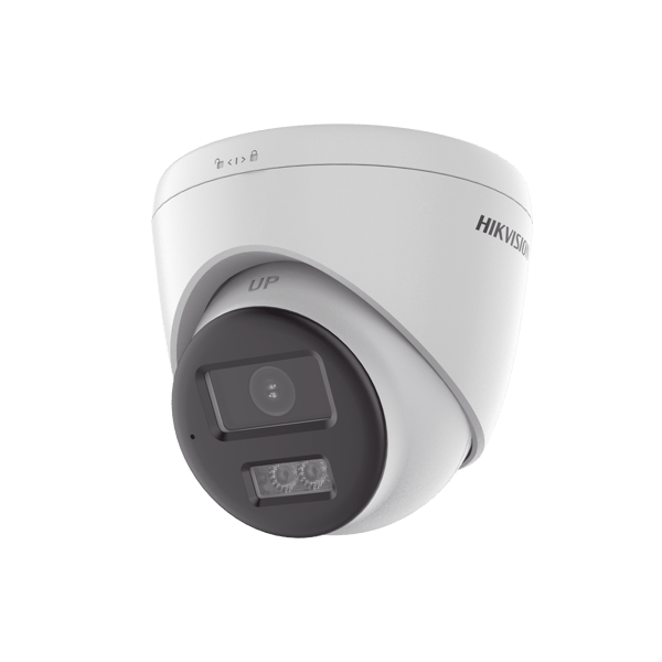 [Audio Bidireccional + Dual Light + ColorVu] Turret TURBOHD 4K (8 Megapixel) / Lente 2.8 mm / 40 mts IR EXIR + 40 mts Luz Blanca / Micrófono y Bocina Integrado / Exterior IP67 / dWDR | DS-2CE78U0T-LTS