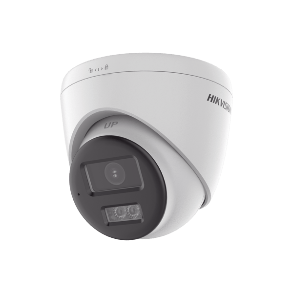 [Audio Bidireccional + Sirena & Estrobo + Dual Light + ColorVu] Turret TURBOHD 4K (8 Megapixel)  / Lente 2.8 mm / 40 mts IR EXIR + 40 mts Luz Blanca / Sirena / Micrófono y Bocina Integrado / Exterior | DS-2CE78U0T-LXTS