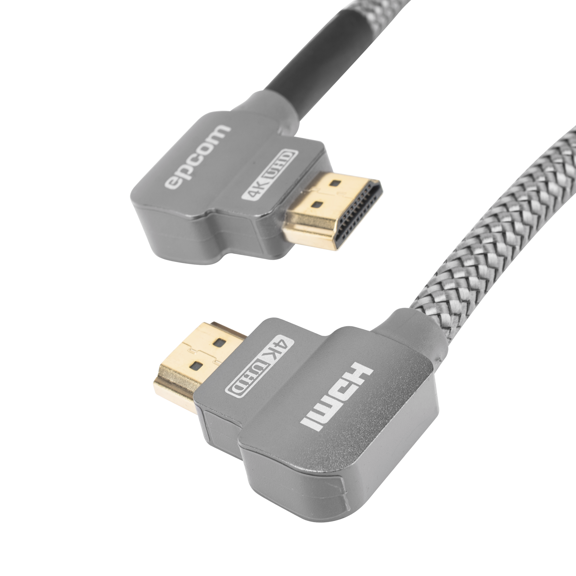 Cable HDMI ángulo 90° | 2 Metros (6.56 Pies) | Alta Definición | Versión 2.0 | Alta Velocidad 18Gbps | 4K@60Hz |