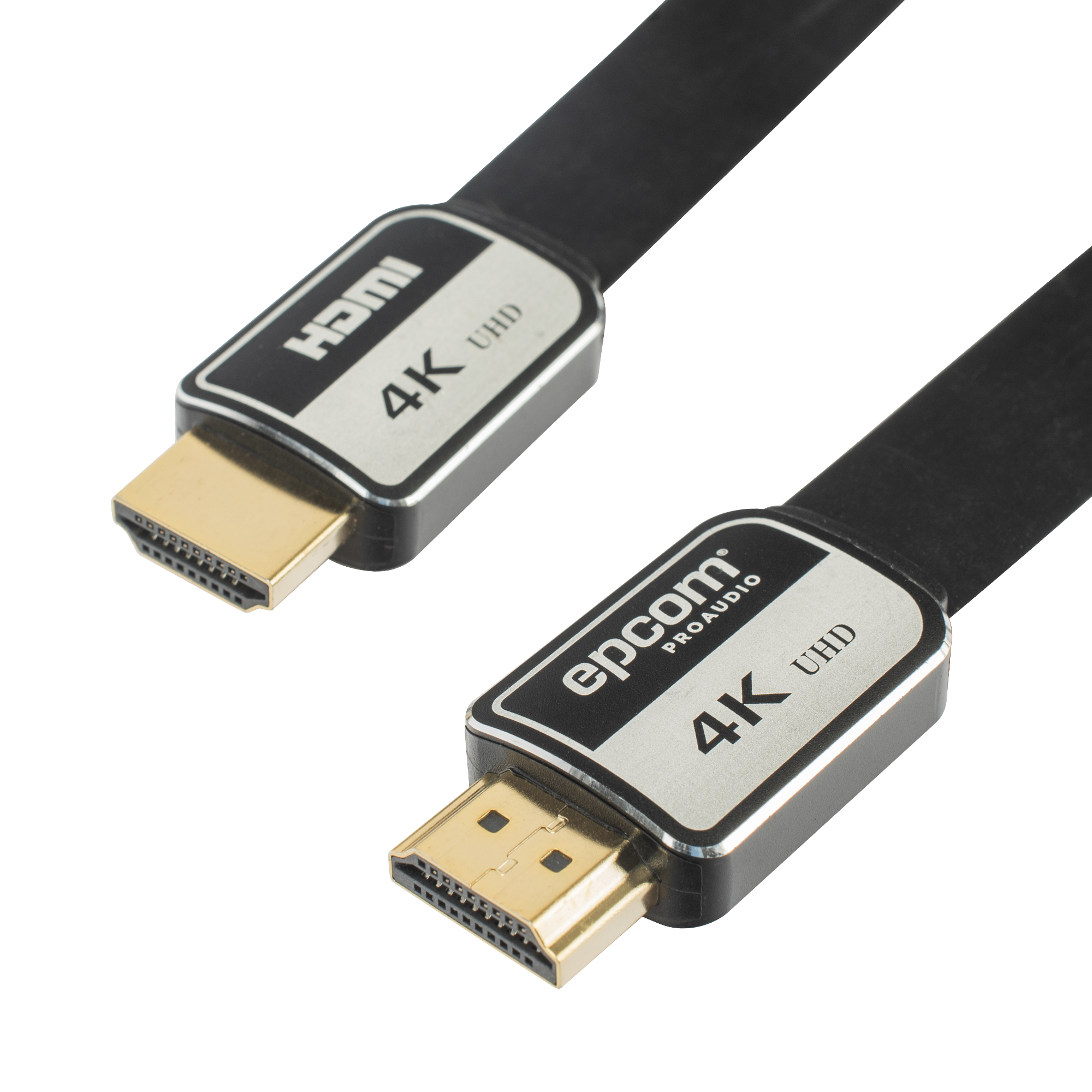 Cable HDMI de 1.8 Metros (5.91 Pies) | Alta Definición | Versión 2.0 | Alta Velocidad 18Gbps | 4K@60Hz | Conectores Chapados en Oro | Tipo Plano