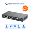 GRANDSTREAM GCC6010 Firewall Pro 4-en-1: Router, PBX IP 24 Usuarios y Switch PoE Gigabit