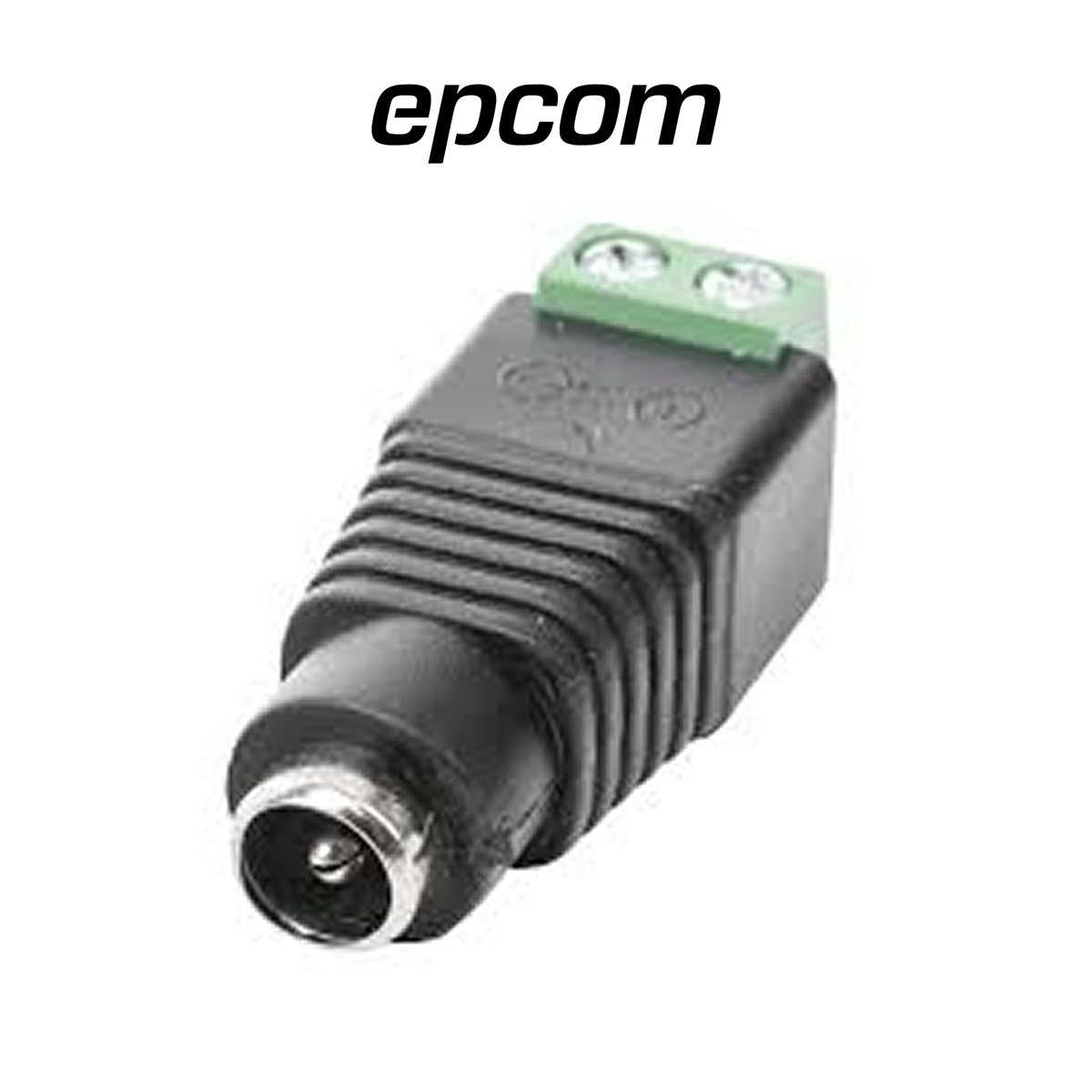 EPCOM JR-53 Adaptador Hembra de Corriente 12Vcc Polarizado con Terminales de Tornillo