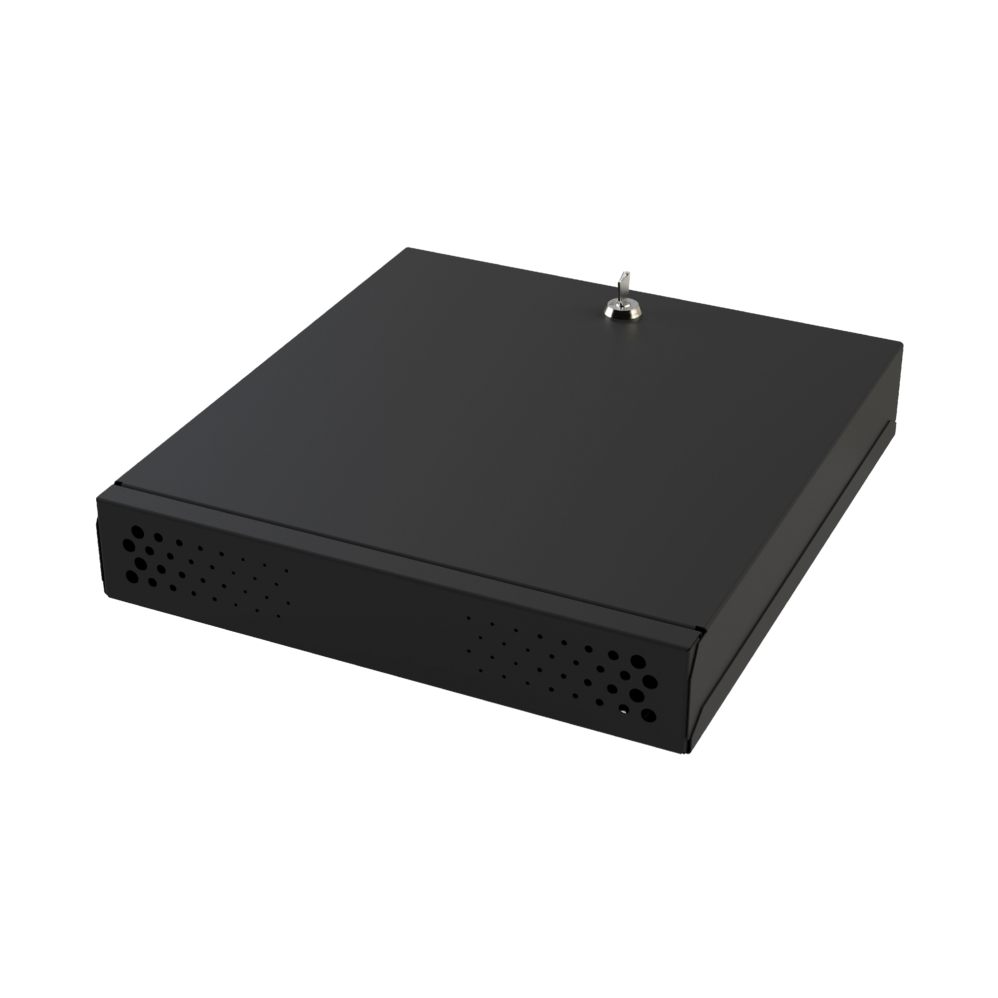 Gabinete Metálico de Seguridad para DVR/NVR Ancho 396 mm x 78 mm de Alto x