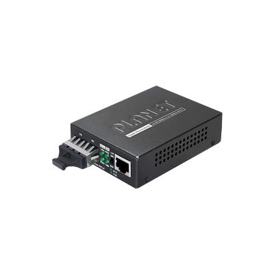 Convertidor de Medios 1000 Mbps UTP/Fibra Óptica Mono-Modo Hasta 20 Km Conector SC