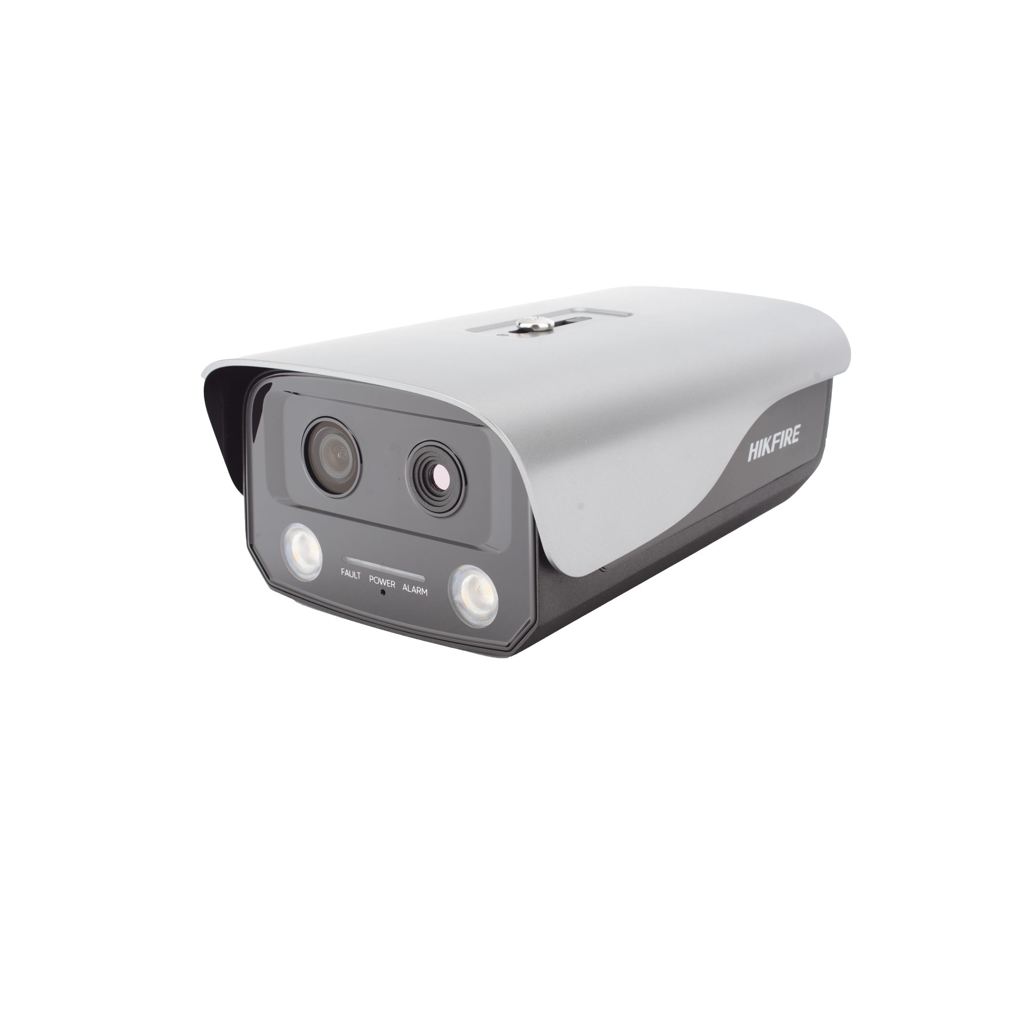 (HikFire) Cámara IP de Detección Térmica de Incendios / Detección de Llamas y Temperaturas Anormales / 4 Megapíxel (Lente Óptico) + 1 Megapíxel (Lente Térmico) / Compatible con Hik-Connect