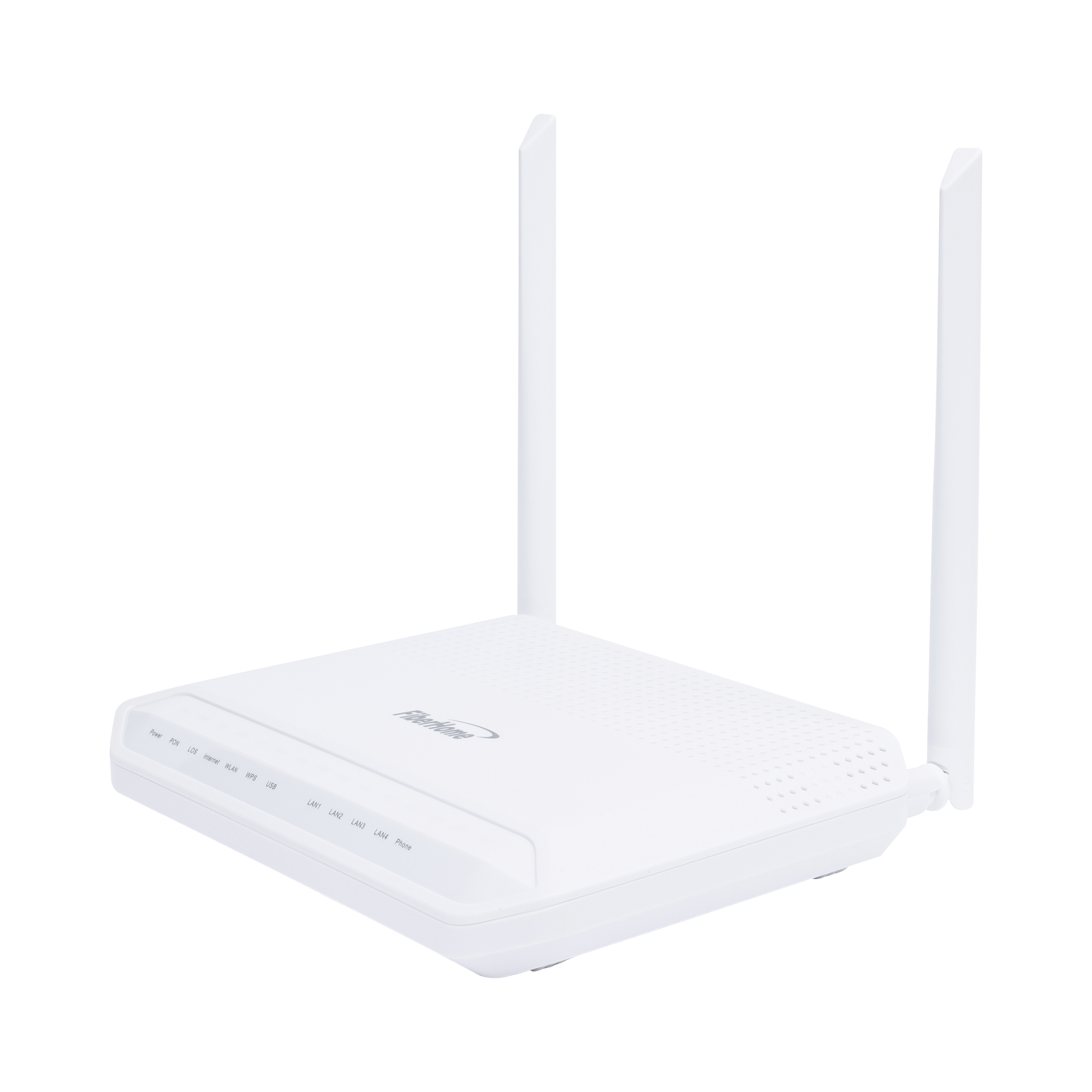 ONU GPON WiFi (2.4/5 GHz) 2 Antenas de 5 dBi Compatible con OLTs de Terceros MIMO 2x2 4 puertos Gigabit + 1 POTS + USB conector SC/UPC (Gestión WAN desde la Interfaz de la ONU)