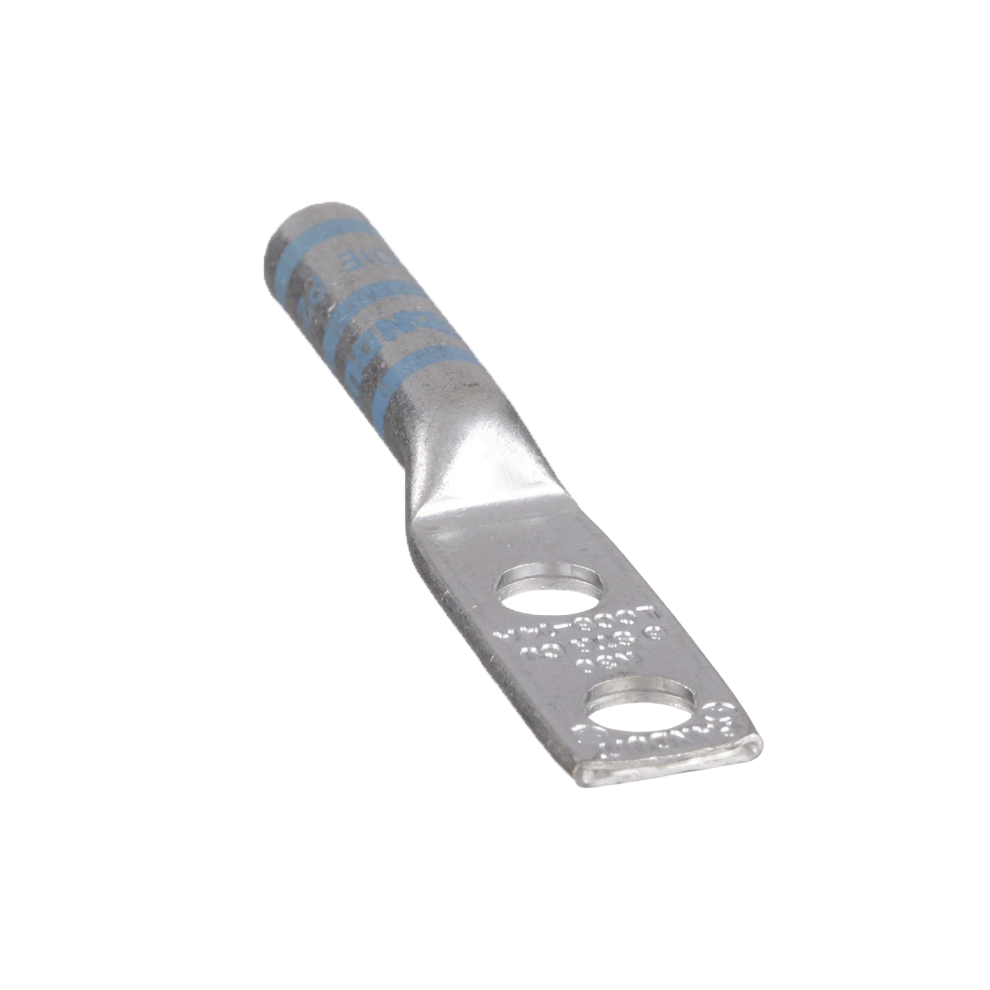 Zapata de compresión LCC6-14A-L para cal. 6 Awg Doble barreno para tornillo prisionero de 1/4 Espaciado de orificio 16mm 1 Pz