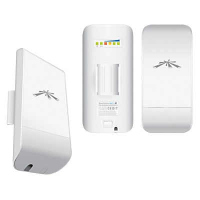 NanoStation airMAX locoM5 CPE hasta 150 Mbps frecuencia 5 GHz (5170-5875 MHz) con antena integrada de 13 dBi
