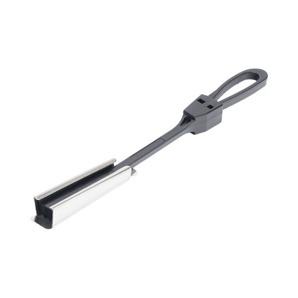 Tensor Plastico para Fibra Óptica Drop Plana de 5x2 mm Span 80 metros (Termoplastico Resistente a los Rayos UV) | LP-ATAC