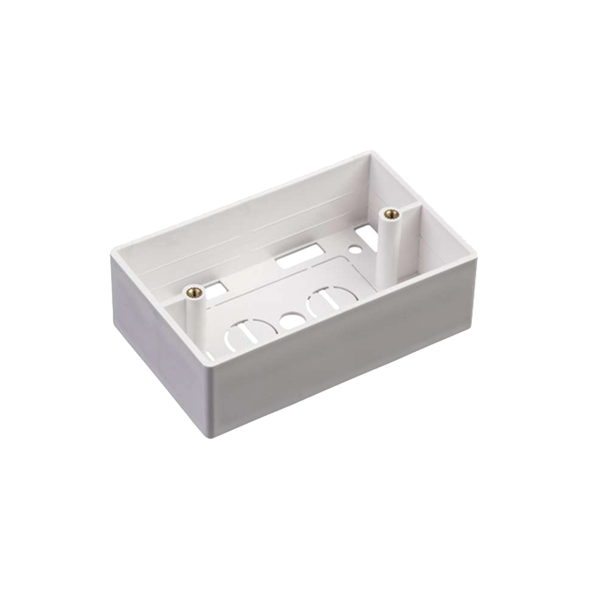Caja de Pared Universal Color blanco Para montaje con Placas de Pared