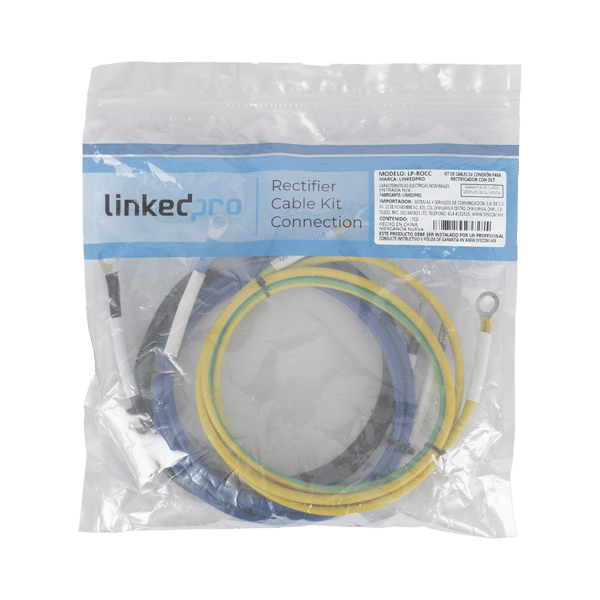 Kit de Cables de Conexión para Rectificador con OLT 1.5 M (Compatible con rectificador LP-PSOLT-90A) | LP-ROCC
