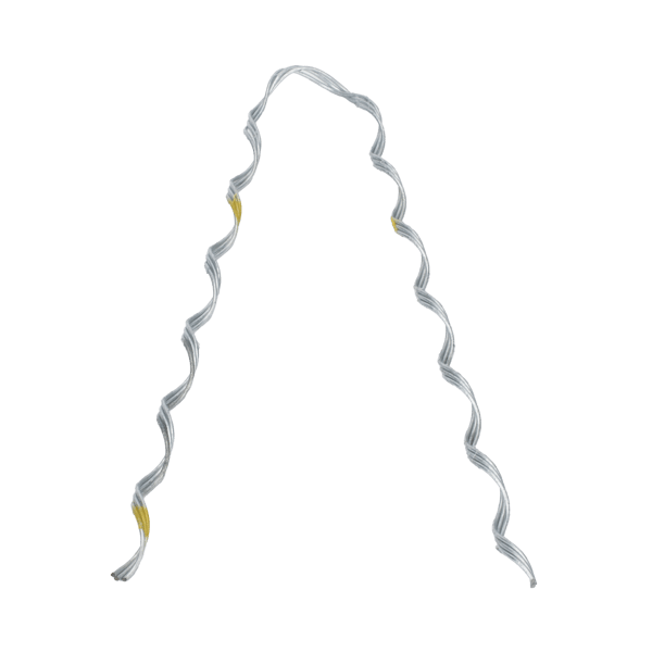 Remate Preformado de Acero Galvanizado para fibra Mini-ADSS diámetros 6 - 7 mm (Preformado con tecnología sin polvo abrasivo) Estructura de 3 Hilos | LP-RP0607