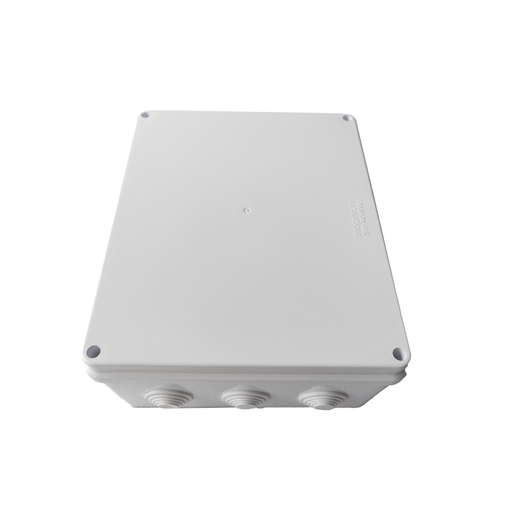 Caja de Conexiones Impermeable IP65 12 Entradas Dimensiones 300 x 250 x 120 mm para Instalaciones Industriales Comerciales y Residenciales Incluye Tornillería para su Instalación