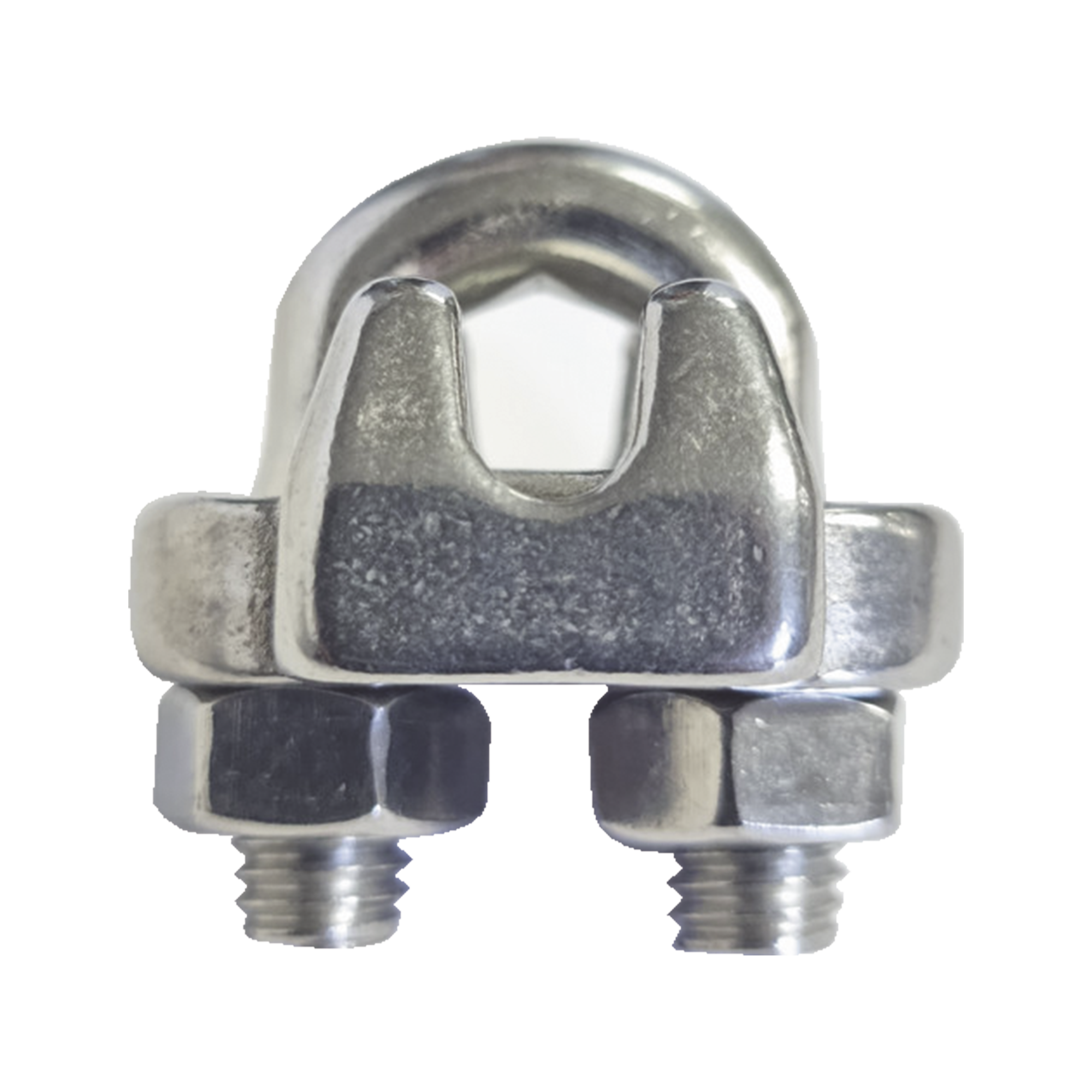 Nudo/ Perro/ Abrazadera Acero Forjado para Cable de 1/8" Acero Inoxidable.