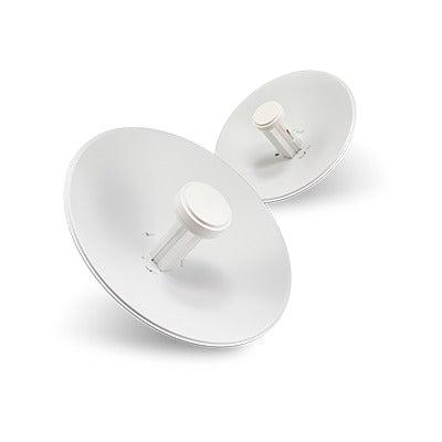 PowerBeam airMAX M2 hasta 150 Mbps frecuencia 2 GHz (2405 - 2475 MHz) con antena tipo plato de 18 dBi