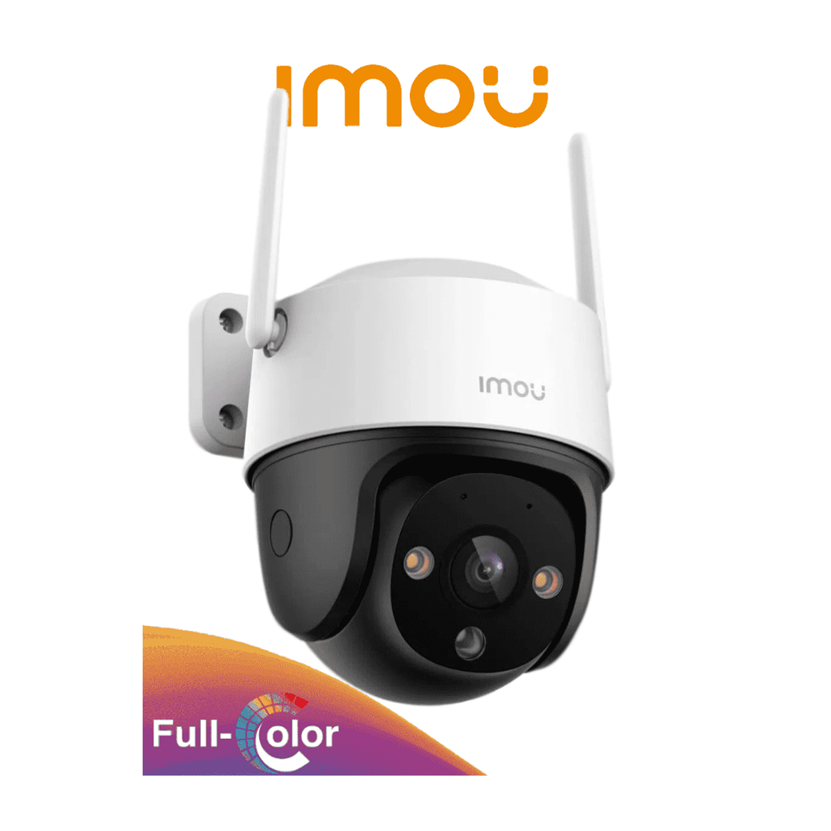 IMOU Cruiser SE+ 3MP (IPC-K7CN-3H1WE) - Cámara IP PT de 3MP con WiFi ofrece Full Color, audio bidireccional, 30m, micrófono y altavoz, disuasión activa sirena 110dB, autotracking, ranura MicroSD e IP66.