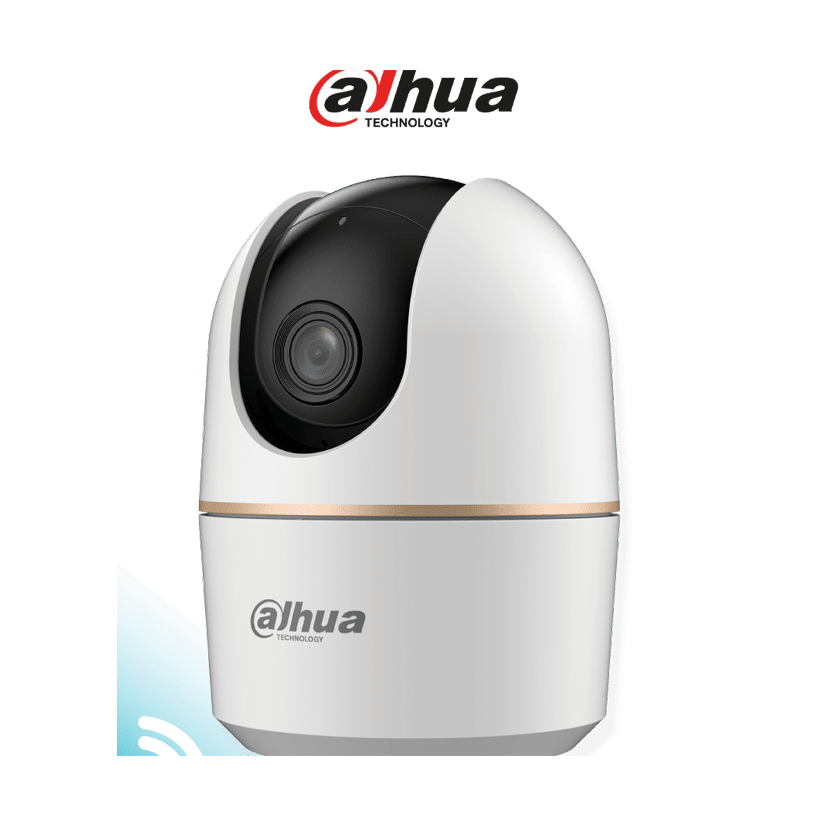 DAHUA DH-H3A - Cámara IP Domo Motorizado Wifi de 3 Megapíxeles con IA, autotracking, audio bidireccional (micrófono y altavoz), sirena integrada, IR de 10 m, detección de humanos y ranura MicroSD