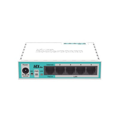 (hEX lite) RouterBoard 5 Puertos Fast Ethernet