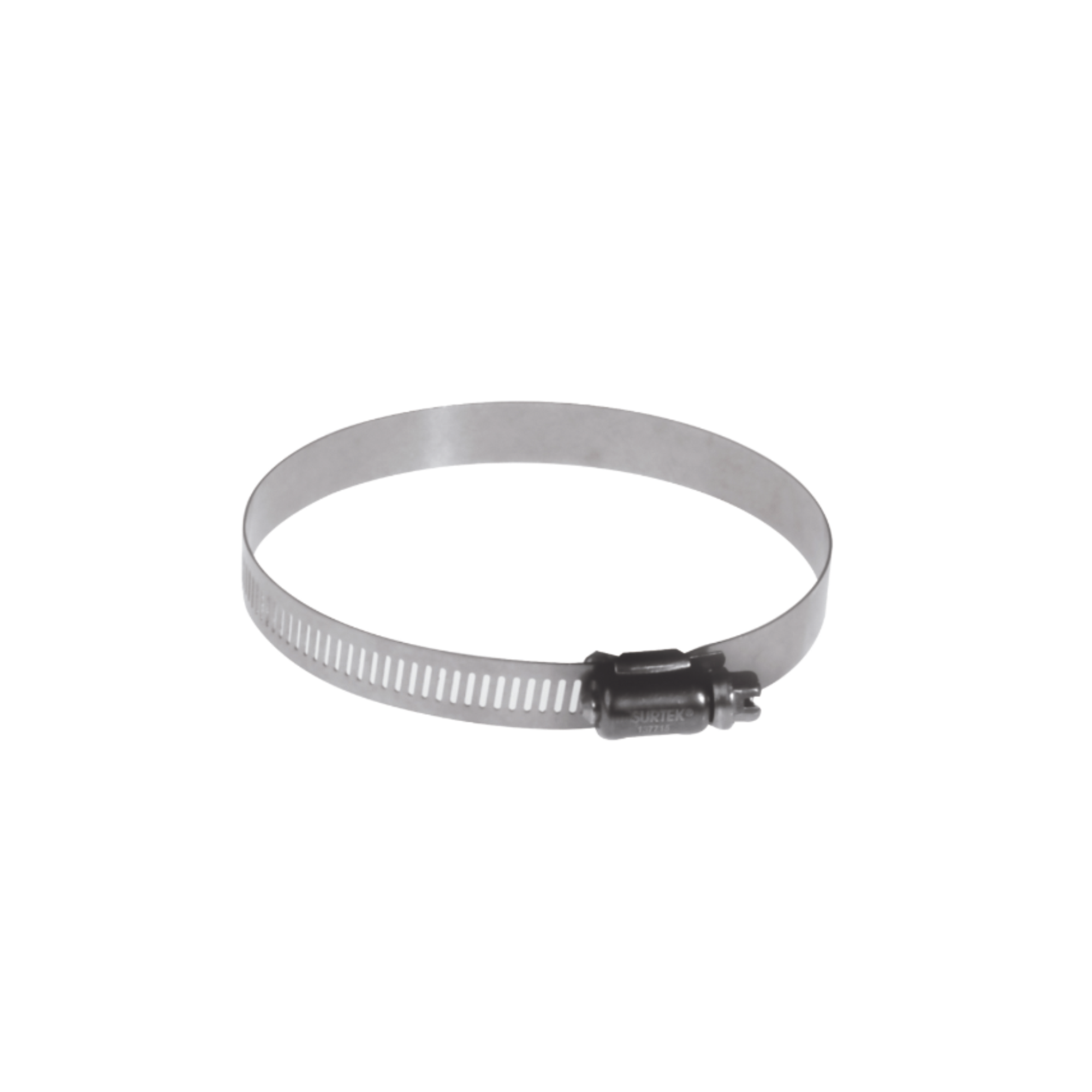 Abrazadera sin fin diametro 2-5/8 a 3-1/4in ancho 1/2in inoxidable.