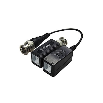 Kit de Transceptores (Baluns) con Terminal PUSH SUPERIOR Resolución 4K  Cable flexible COAXIAL Blindado / COAXITRON / AUDIO POR COAXITRON / Menu OSD /Conector 100% COBRE / protección TVS Calidad PREMI