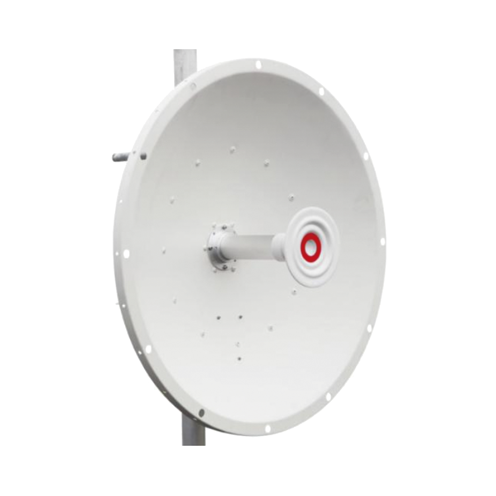 Antena direccional de 2ft 5.1 a 7.1 GHz Ganancia 30 dBi Conectores RP-SMA Hembra Polarización doble incluye montaje para torre o mástil