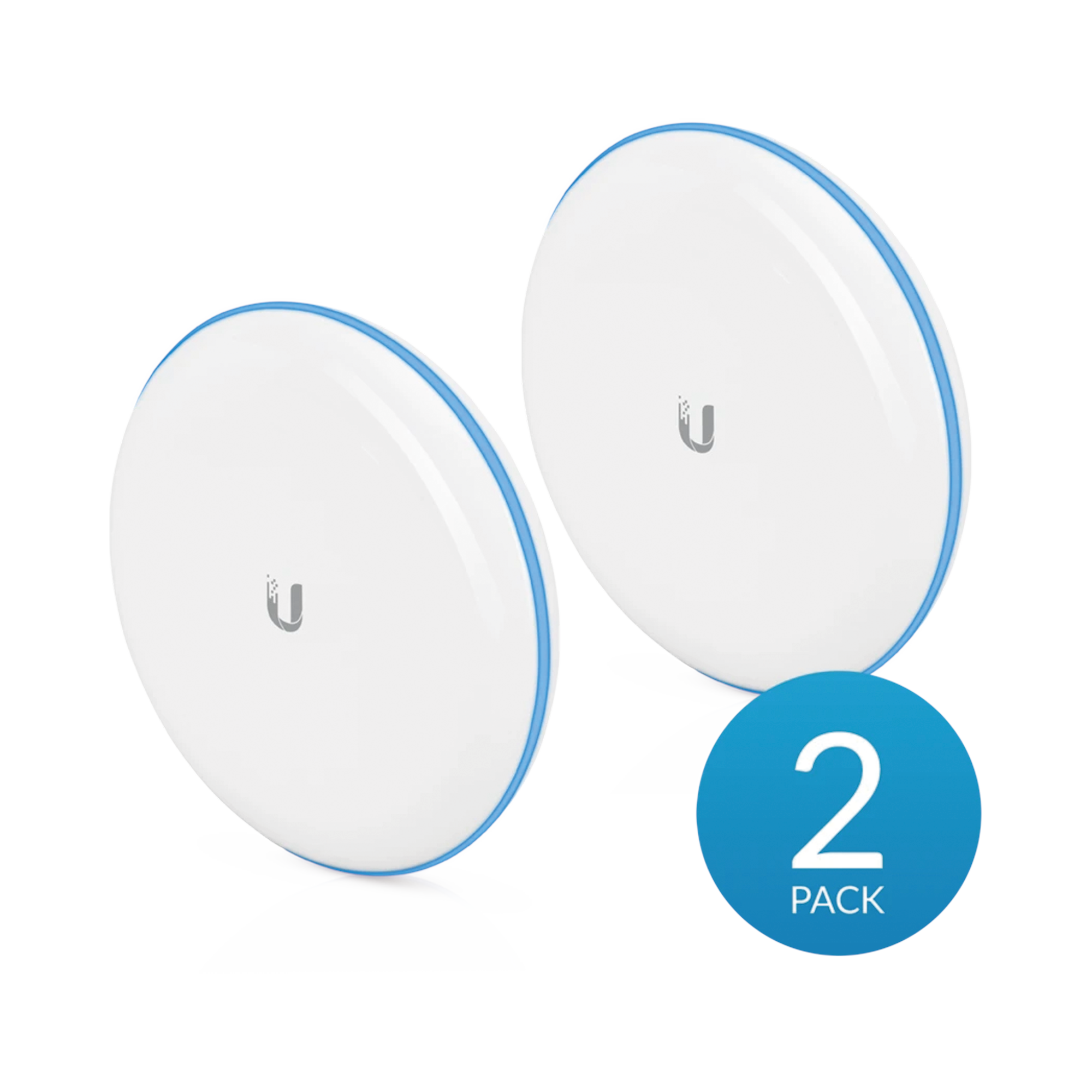 Kit UniFi Building Bridge de 1+ Gbps en 60 GHz con radio redundante en 5 GHz alcance de hasta 500 m