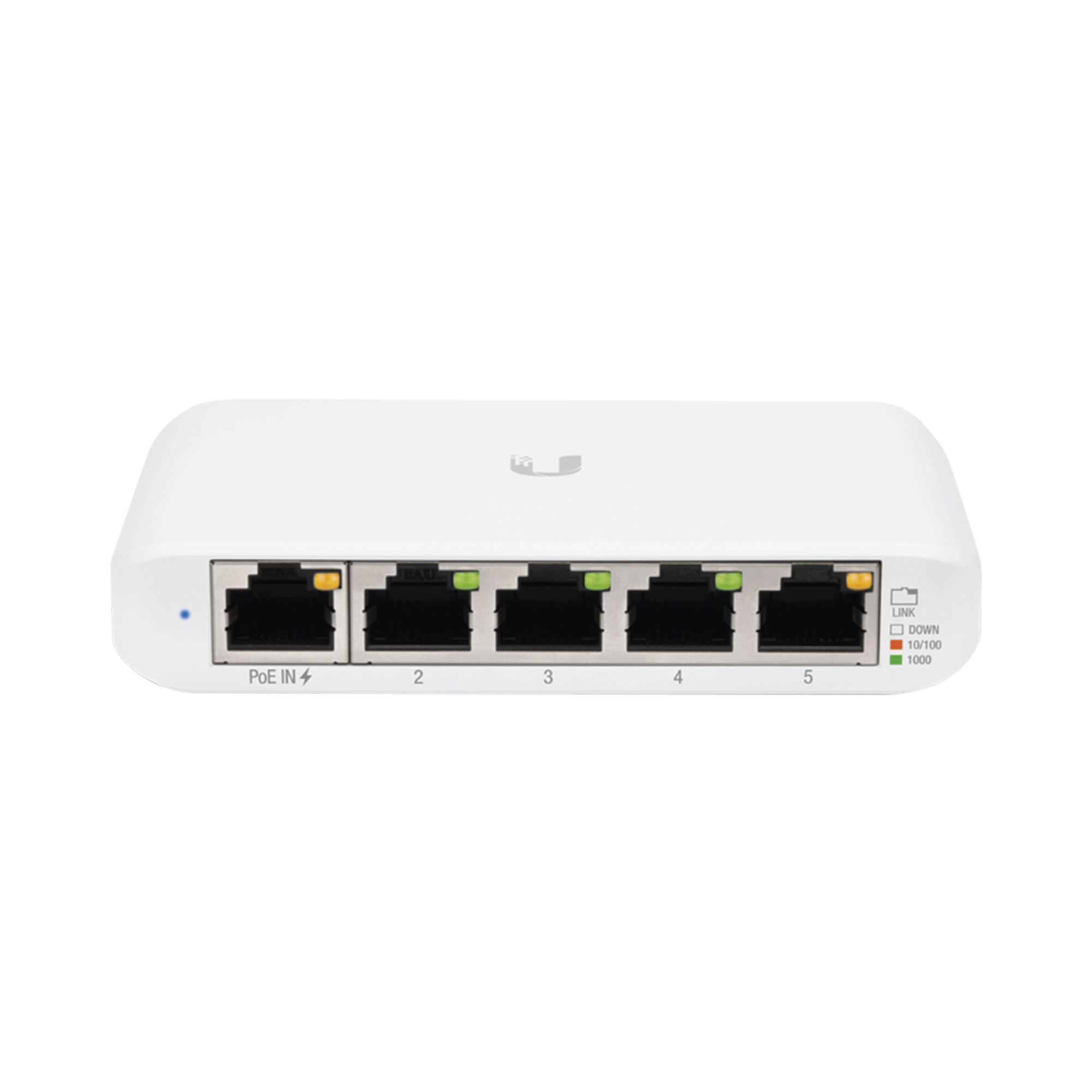 Switch UniFi Administrable Compacto de 5 Puertos 10/100/1000 Mbps soporta entrada de PoE 802.3af/at