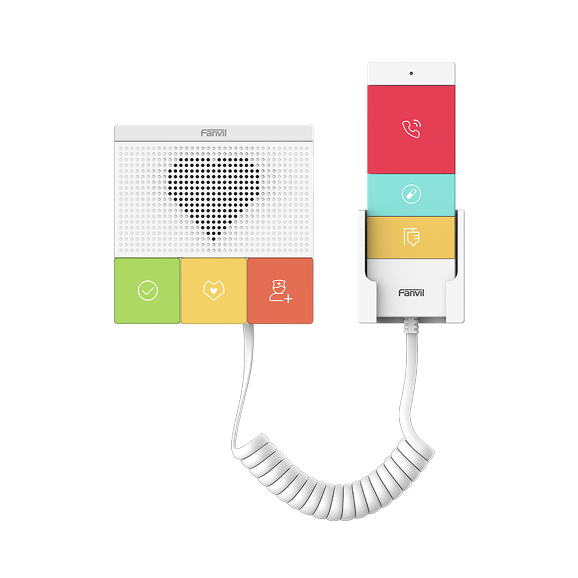 Intercomunicador SIP Wi-Fi para Hospital/Asilos 6 botones antibacterial 1 Relevador integrado