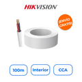 HIKVISION DS-1AC4AUC0M Bobina 100m Cable 4x22 AWG Multifilar CCAM para Alarmas