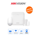 HIKVISION DS-PWA48-KS-SLIM Kit de Alarma WiFi AX PRO 48 Zonas con Contacto Magnético Slim