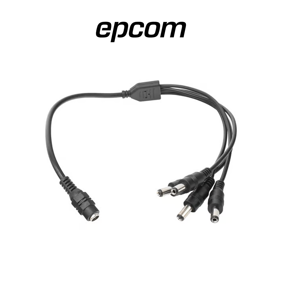 EPCOM JR-F52 Cable Divisor de Energía Tipo Pulpo 1 Jack Hembra a 4 Salidas Macho