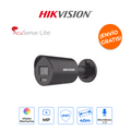 HIKVISION DS-2CD2043G2-LI2U(BLACK) Cámara Bala IP 4MP Negro Dual Light y 2 Micrófonos