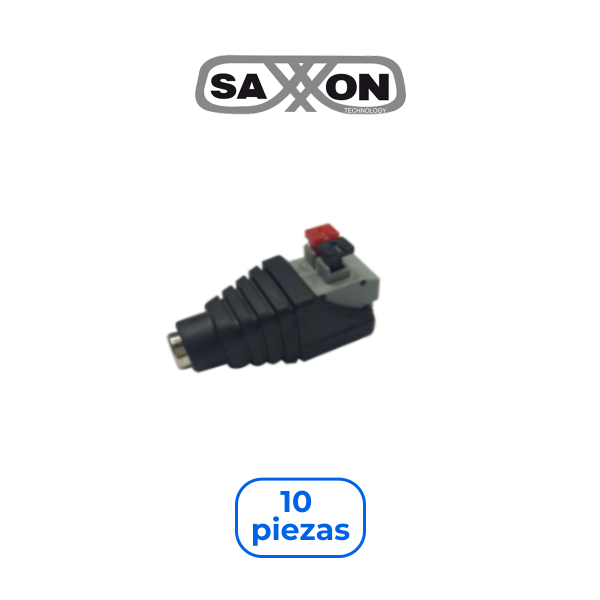 Saxxon PSUBR17H Adaptador Hembra Tipo Jack 10 Unidades