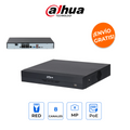 DAHUA DHI-NVR2208-8P-I2 NVR 8 Canales 8MP 4K con 8 Puertos PoE e IA WizSense