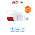 DAHUA PAQUETE RESIDENCIAL Kit de Alarma WiFi AirShield con Sirena Inalámbrica Exterior IP65