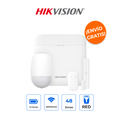 HIKVISION DS-PWA48-KS Kit de Alarma Inteligente AX PRO 48 Zonas con WiFi y Respaldo 4G LTE