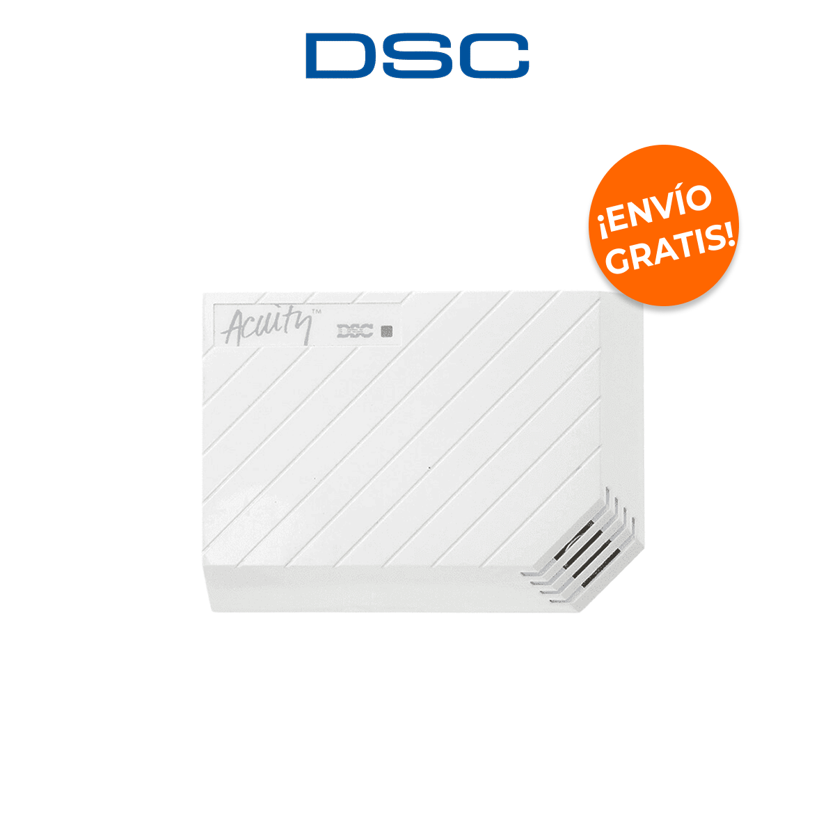 DSC AC-100 Detector Acústico de Ruptura de Cristal Omnidireccional con Análisis Digital