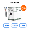 GENESIS 2206-1109/1000 Bobina 305m Cable 6x22 AWG Blindado 100% Cobre Riser Gris