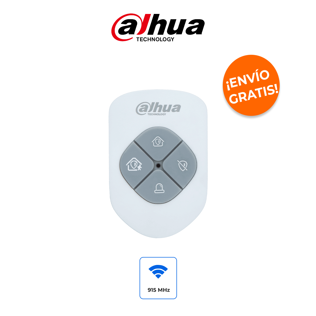 Dahua DHI-ARA24-W2(915) - Control Remoto Inalámbrico Tipo Llavero Pro AirShield a 915 MHz