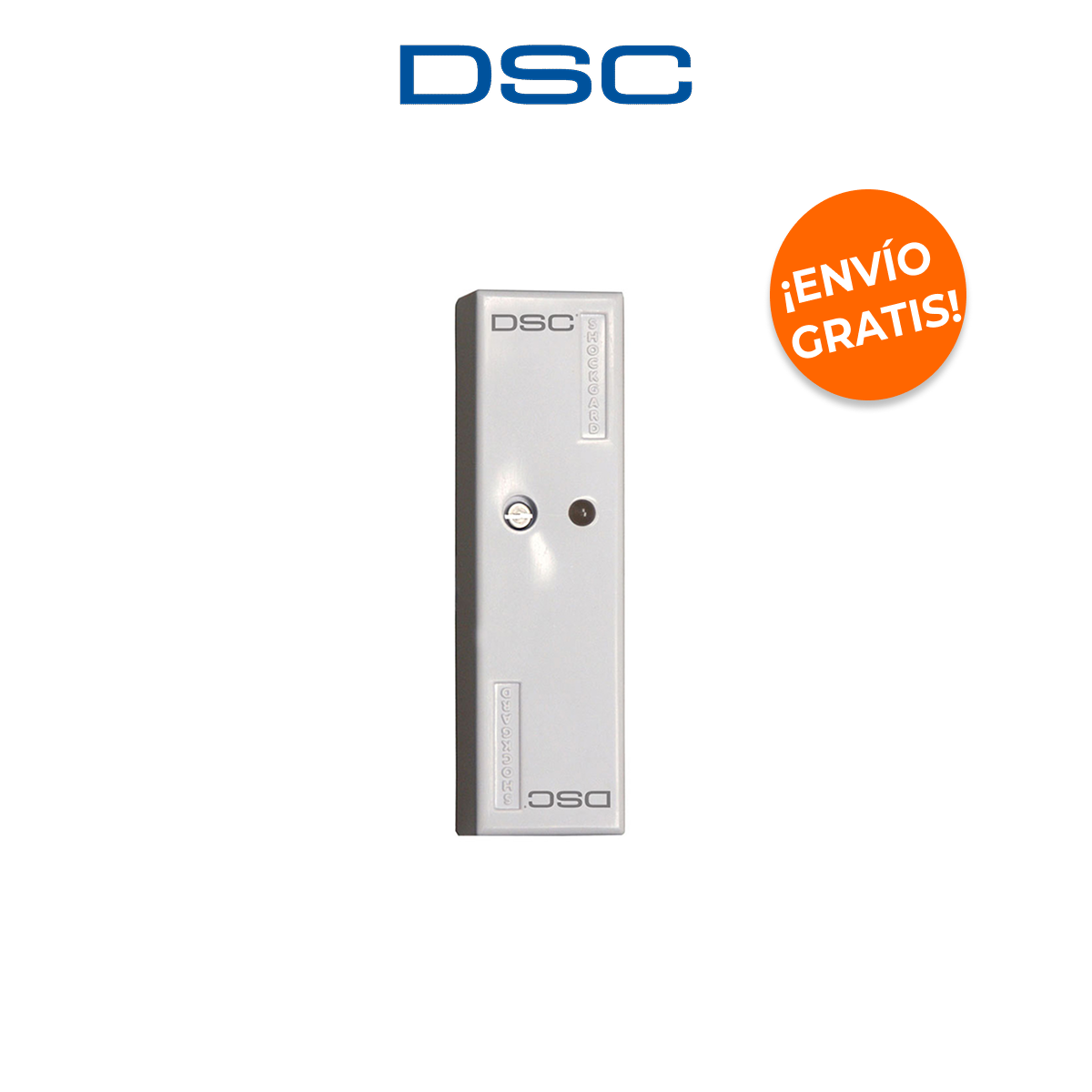 DSC SS-102 Sensor de Impacto Cableado con Detección Sísmica y Ajuste de Sensibilidad Dual