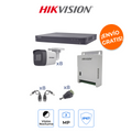 Hikvision KH1080P8BW - Kit TurboHD con Reconocimiento Facial y Cámaras Bala de Gran Alcance