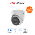 HIKVISION DS-2CE78U0T-LTS Turret 4K 8MP Dual Light con Audio Bidireccional y Visión a Color 40m