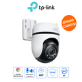 TP-LINK TAPO-C520WS - Cámara de Seguridad PTZ Exterior 2K QHD (4MP) con Visión Starlight a Color y Seguimiento IA