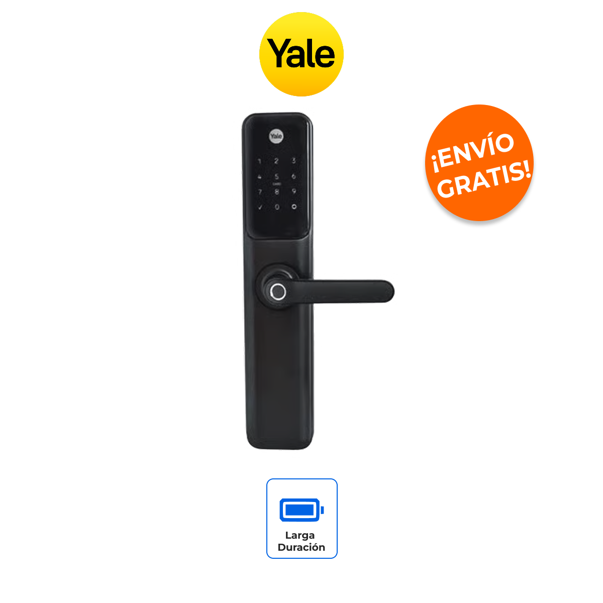 YALE YDM60 Cerradura Digital Premium con Huella, Proximidad y Gestión Inteligente Yale Connect