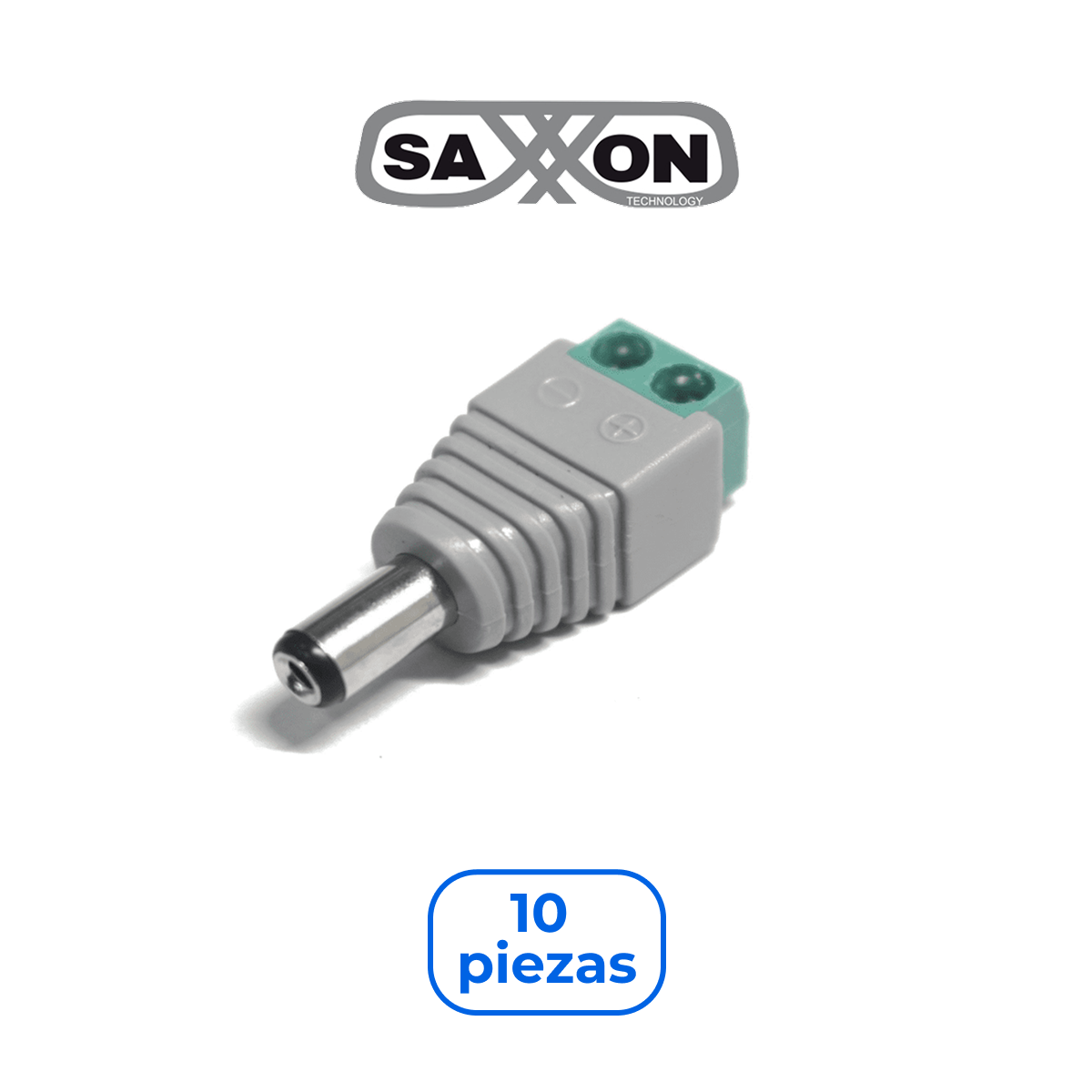 Saxxon PSUBR12H Conector Macho para Fuente de Poder 10 Unidades