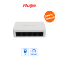 Ruijie RG-ES05F Switch 5 Puertos 10/100 App y Visible en Nube