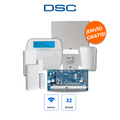 DSC PowerSeries NEO Kit NEO-RF-LCD-SB con 3 Dispositivos Inalámbricos PowerG y Teclado RF