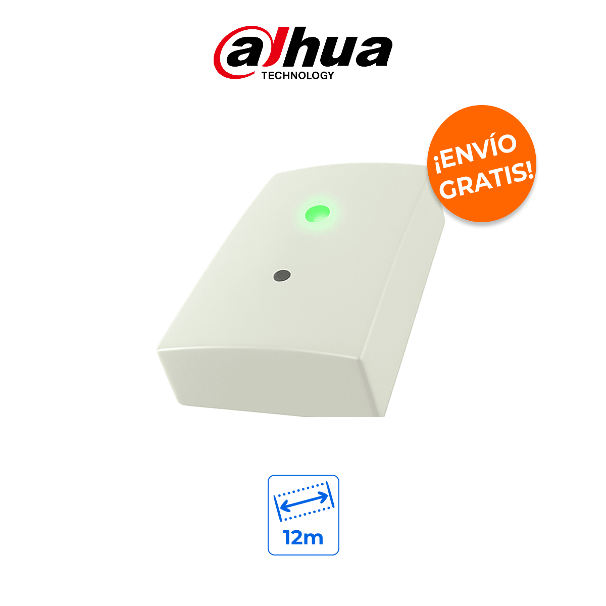 Dahua ARD421 - Sensor de Impacto Cableado de Aleación Robusta con Detección de Vibración y Temperatura